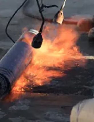 Icon representing roof repair services on the website.